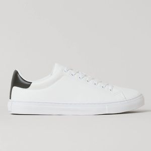H&M white faux leather sneakers - never worn